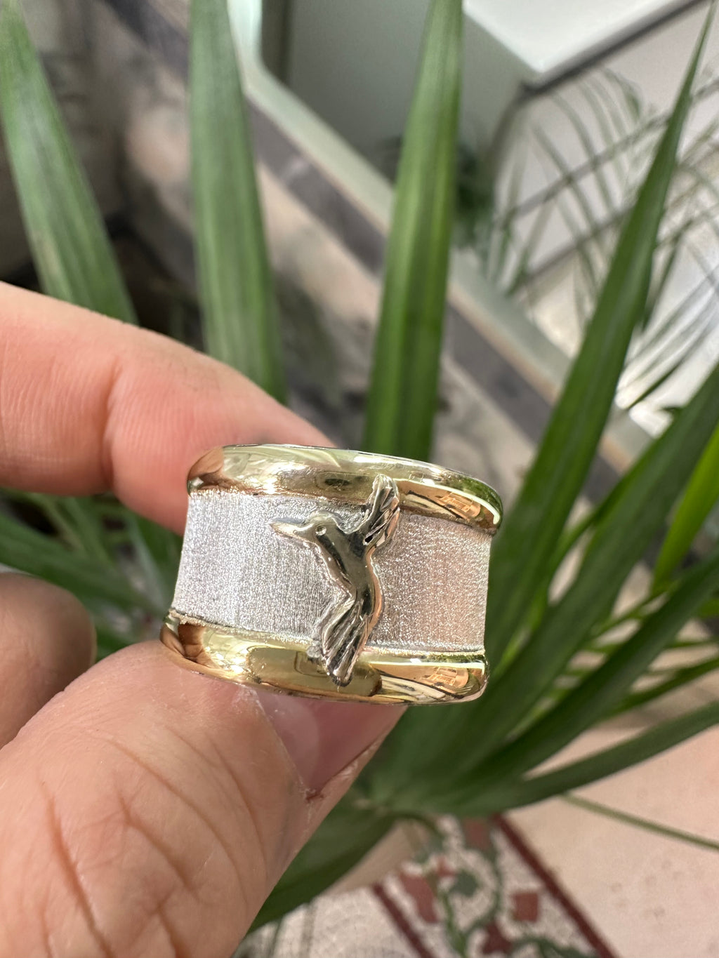 Anillo Colibrí de Oro